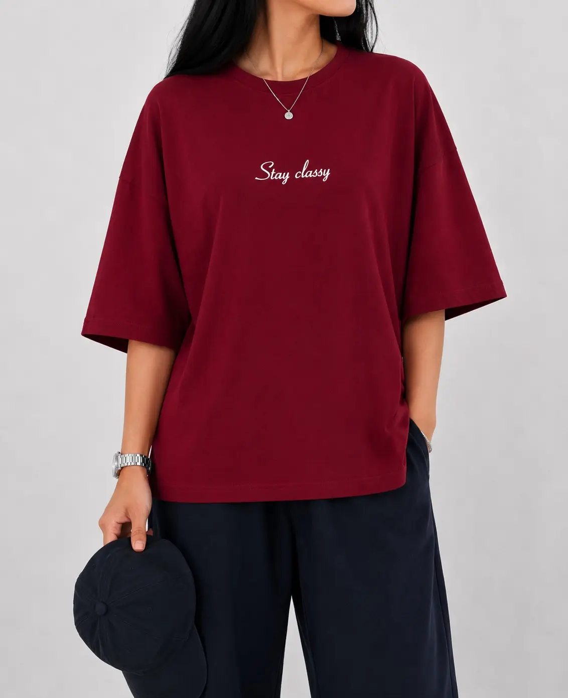 تیشرت باکسی stay